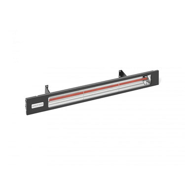 Infratech Slimline Series 42 1/2-Inch 2400W Single Element Electric Infrared Patio Heater - 240V - Matte Black - SL2424BL